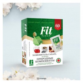 Заменитель сахара на основе эритрита и стевии №7 Fit Parad 60 шт 220785