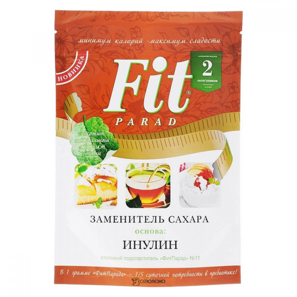 Заменитель сахара на основе инулина №11 Fit Parad 150 г 220786