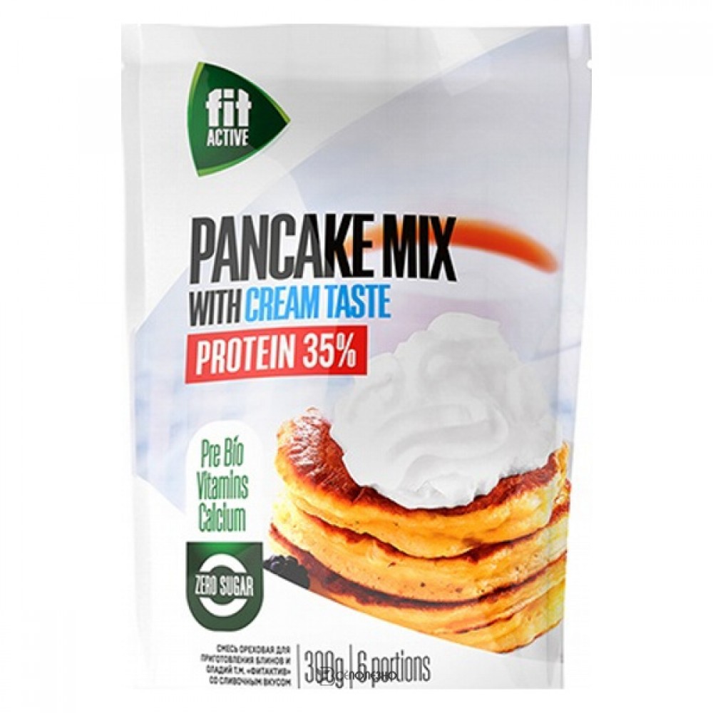Смесь для оладьев со вкусом сливок высокобелковая Fit Parad 300 г 220805