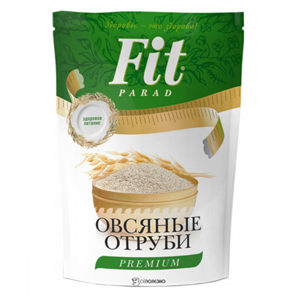 Отруби овсяные Fit Parad 400 г 220816 купить в интернет-магазине Всё  Полезно с доставкой по Минску и Беларуси