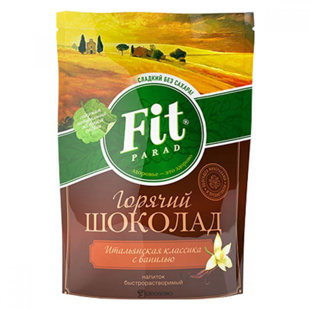 Горячий шоколад со вкусом ванили Fit Parad 200 г 220820