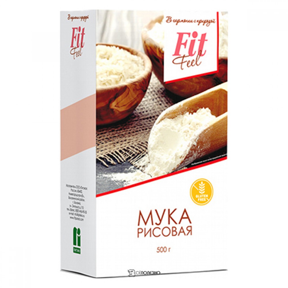 Мука рисовая Fit Parad 500 г 220830
