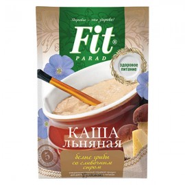 Каша льняная Белые грибы со сливочным сыром Fit Parad 25 г 220832