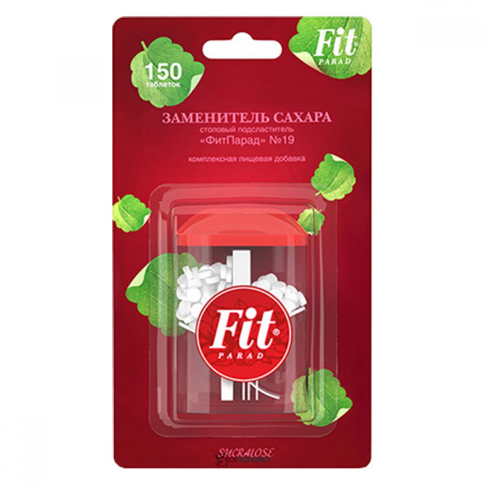 Заменитель сахара на основе сукралозы №19 Fit Parad 150 шт 220837