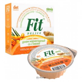 Джем-мармелад со стевией Апельсин облепиха женьшень Fit Parad 100 г 220846