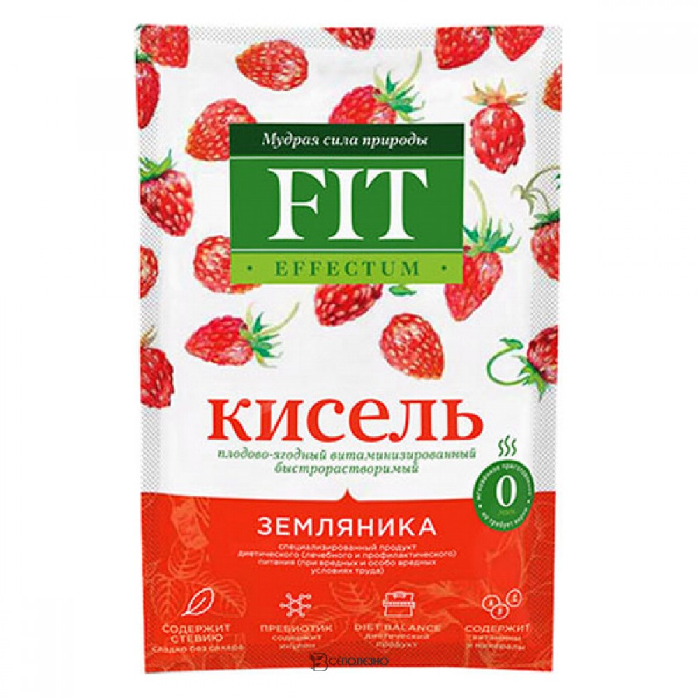 Кисель Земляника пакет-саше Fit Parad 30 г 220859
