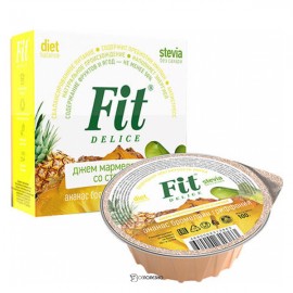 Джем-мармелад со стевией Ананас бромелайн гриффония Fit Parad 100 г 220866