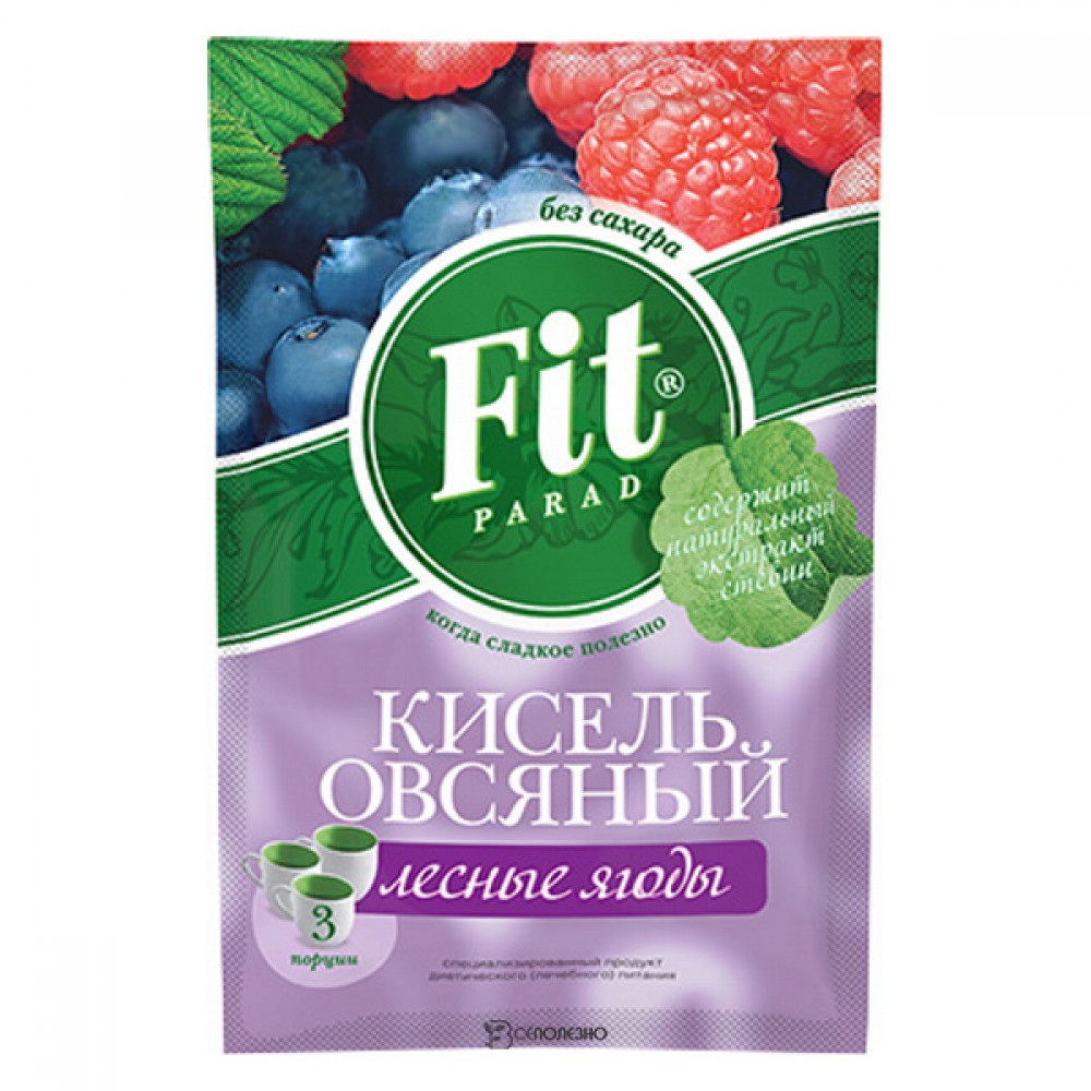 Кисель овсяный Лесные ягоды Fit Parad 50 г 220870