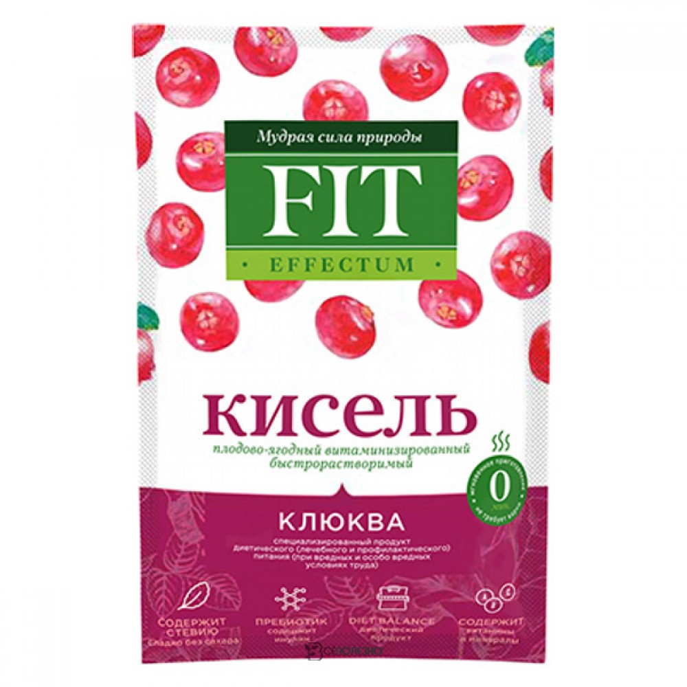 Кисель Клюква пакет-саше Fit Parad 30 г 220873