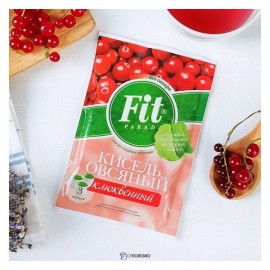 Кисель овсяный Клюквенный Fit Parad 50 г 220877