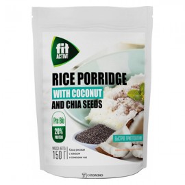 Каша рисовая с кокосом и семенами чиа Fit Parad 150 г 220883