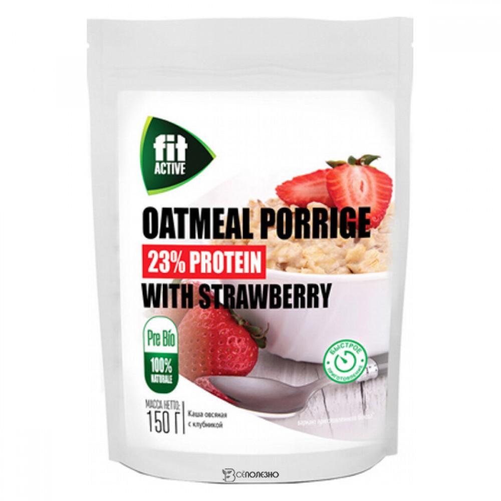 Каша овсяная Клубника Fit Parad 150 г 220884