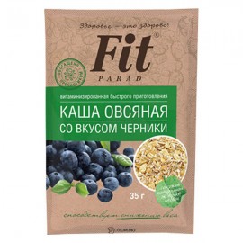 Каша овсяная со вкусом черники Fit Parad 35 г 220893