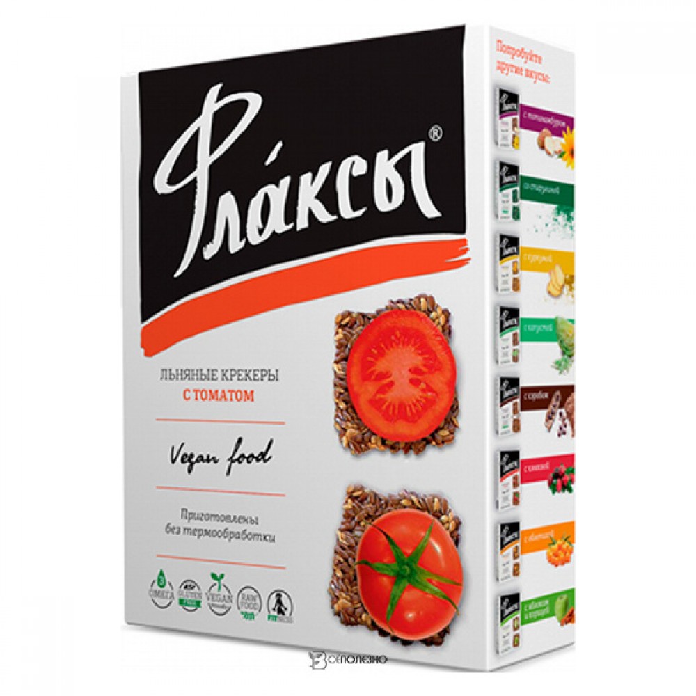 Флаксы с томатом Компас здоровья 120 г 220899