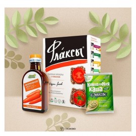 Флаксы с томатом Компас здоровья 120 г 220899