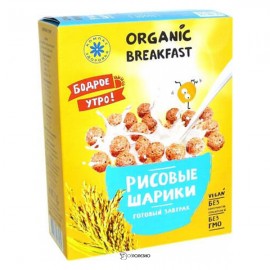 Сухой завтрак Рисовые шарики Компас здоровья 100 г 220920