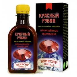 Масло льняное Красный рубин Компас здоровья 200 мл 220936