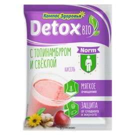Кисель detox bio Norm С топинамбуром и свеклой Компас здоровья 25 г 220959