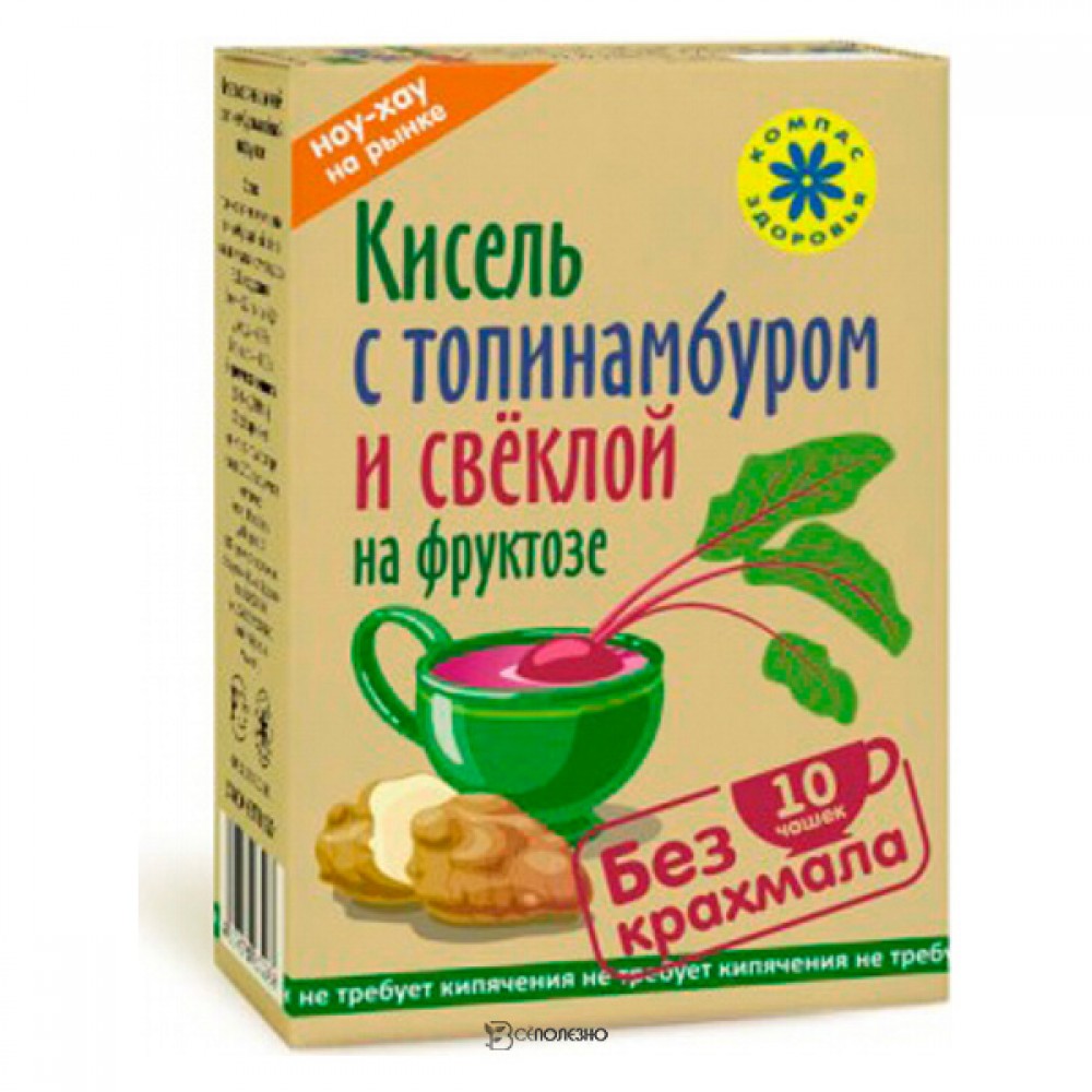 Кисель С топинамбуром и свеклой на фруктозе Компас здоровья 150 г 220983