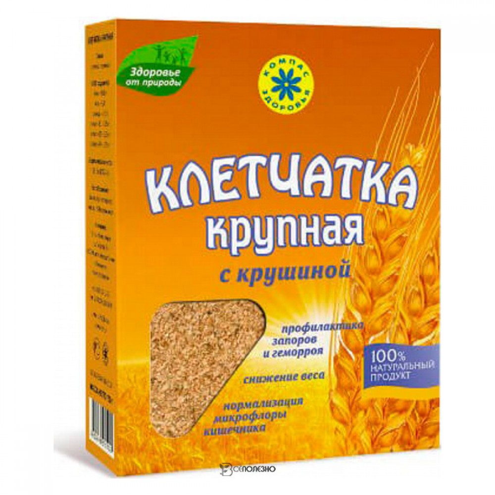 Клетчатка Крупная с крушиной Компас здоровья 150 г 220999