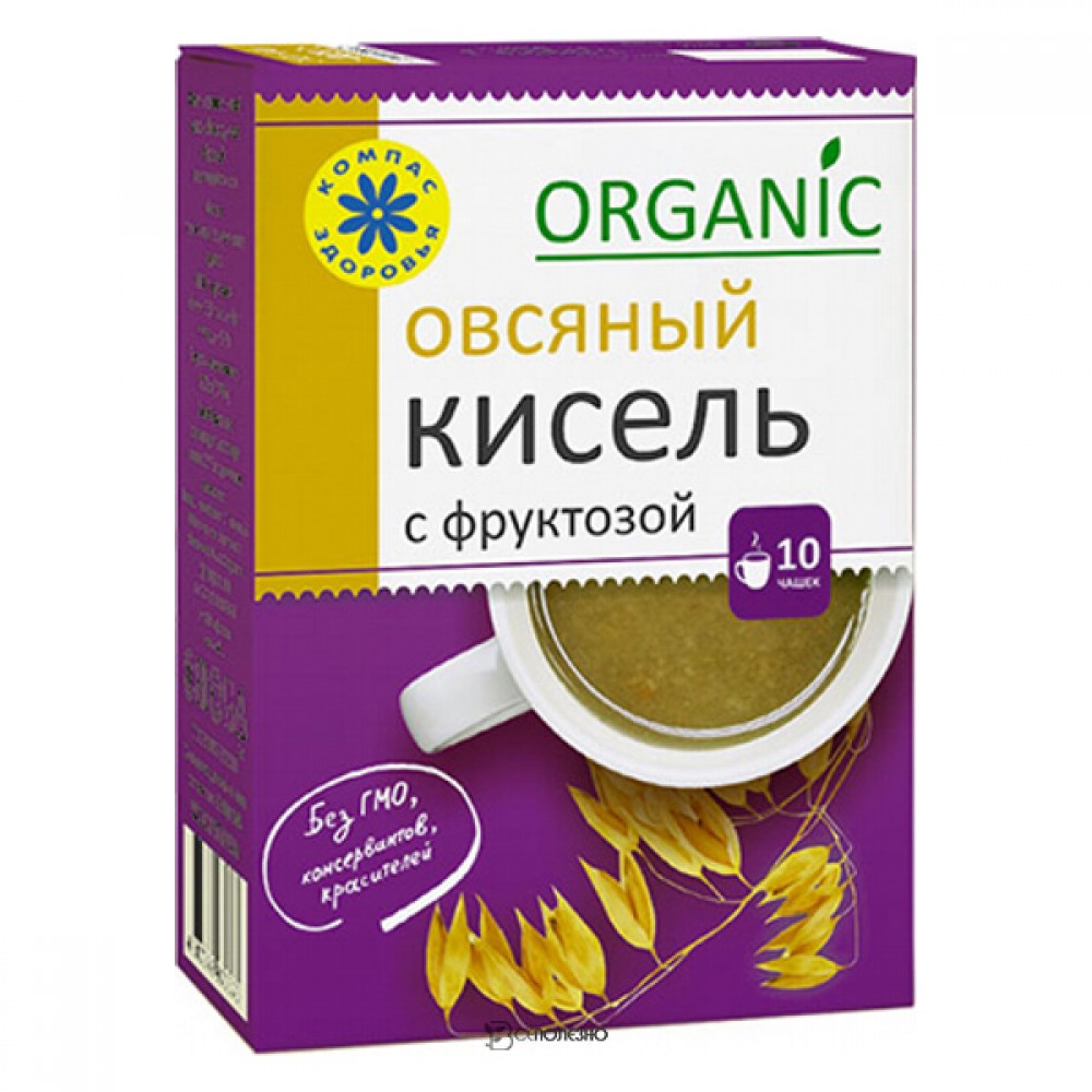 Кисель с фруктозой Овсяный Компас здоровья 150 г 221001