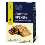 Льняные крекеры Классические с овсяными отрубями и луком Компас здоровья 150 г 221003