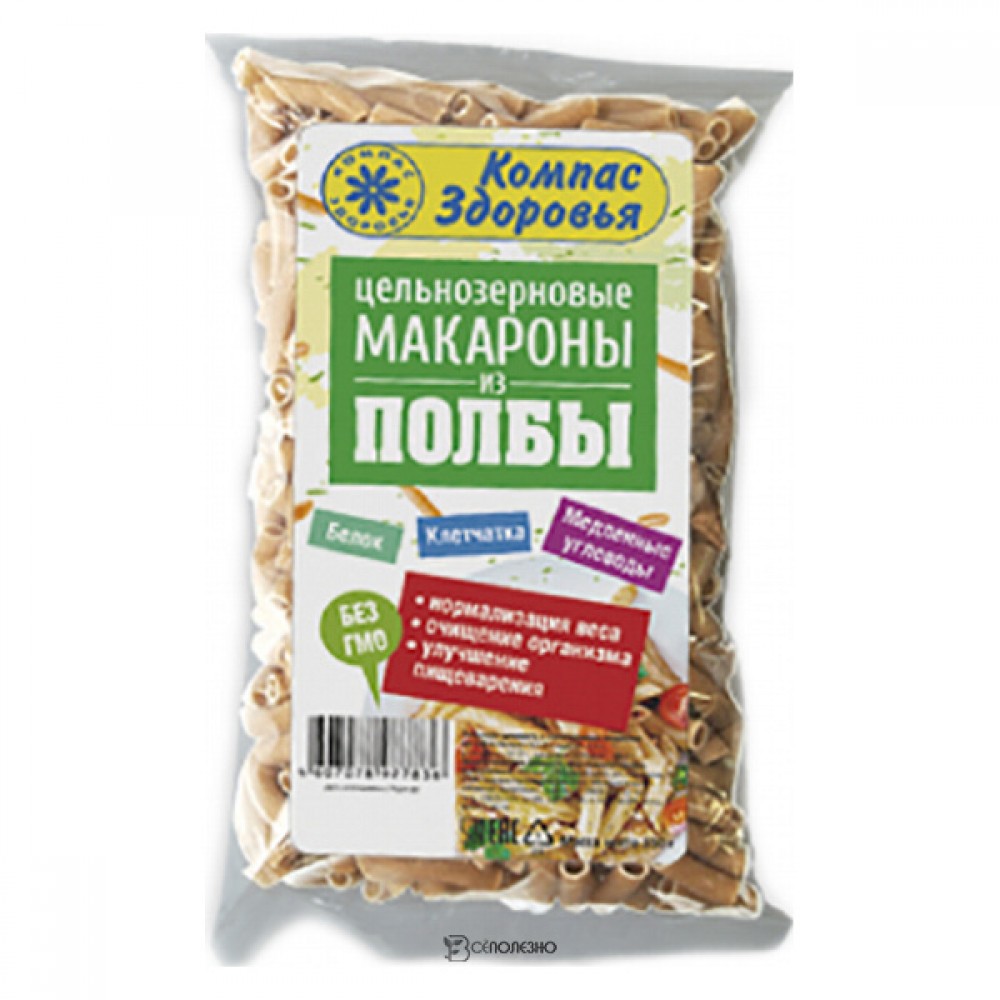 Макароны из полбы Компас здоровья 350 г 221014