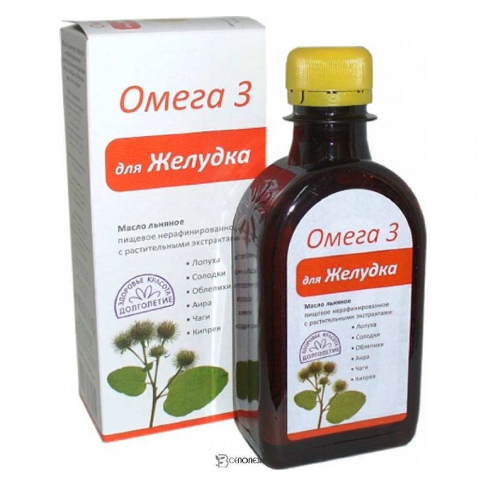 Масло льняное Желудочный эликсир Компас здоровья 200 мл 221019