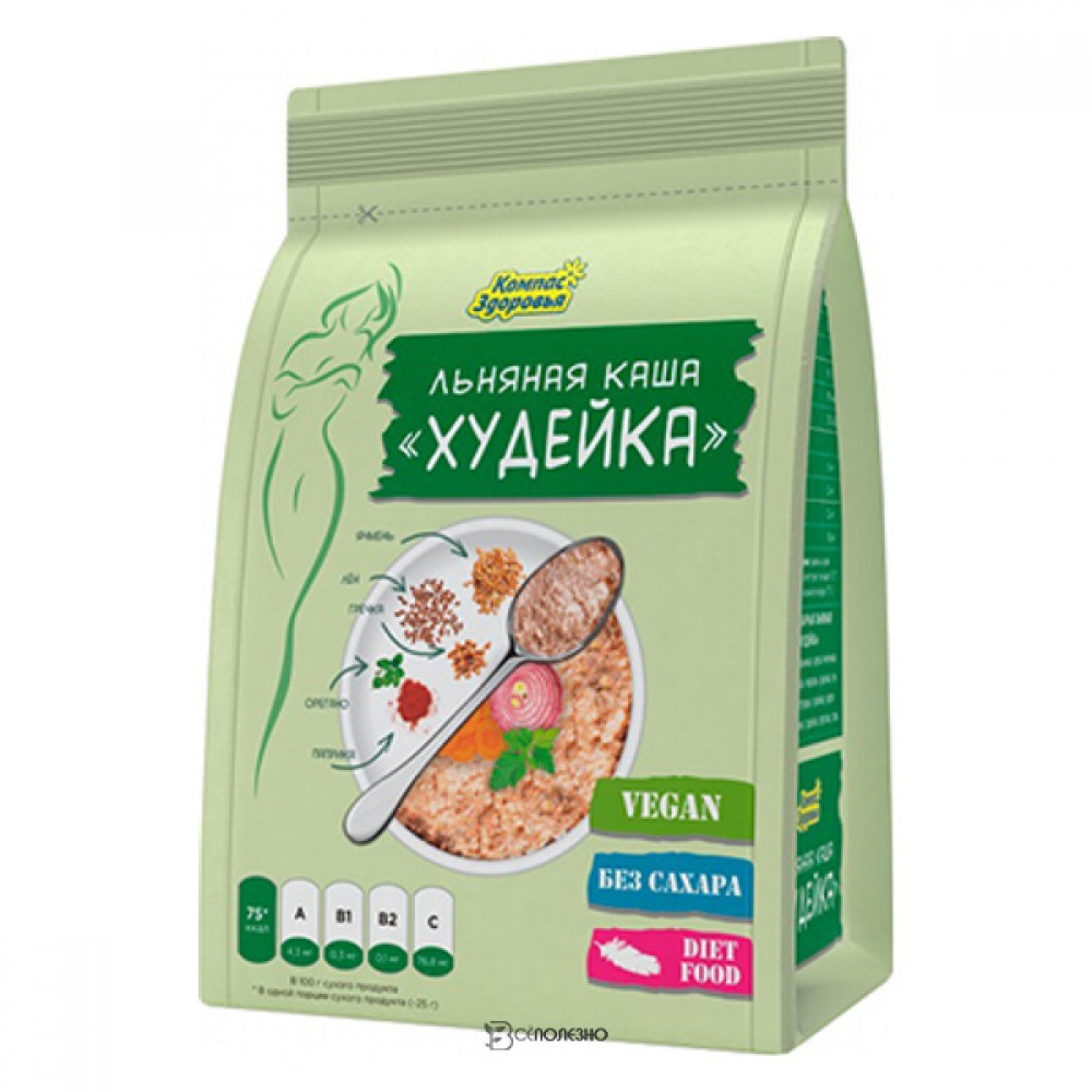 Каша льняная Худейка Компас здоровья 250 г 221049