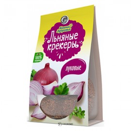 Крекеры льняные с луком Компас здоровья 50 г 221058