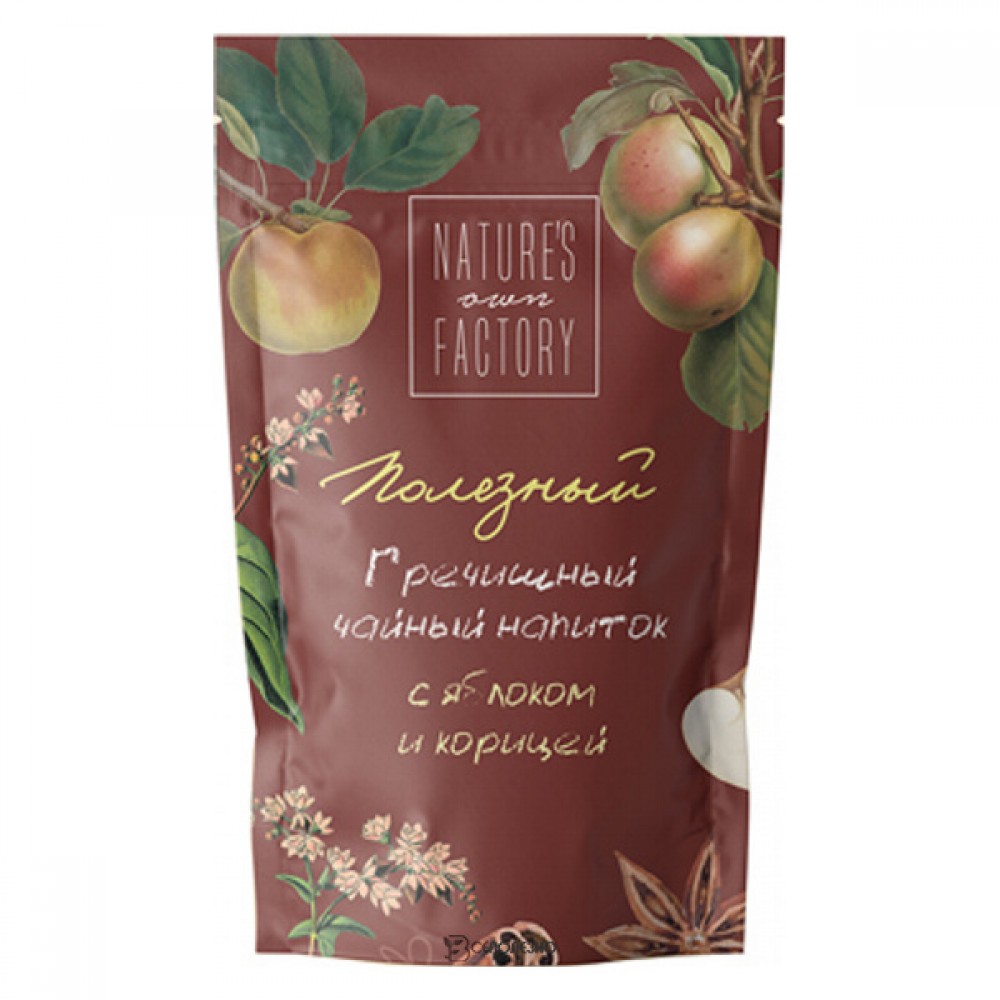 Гречишный чайный напиток с яблоком и корицей Nature's own Factory 230014