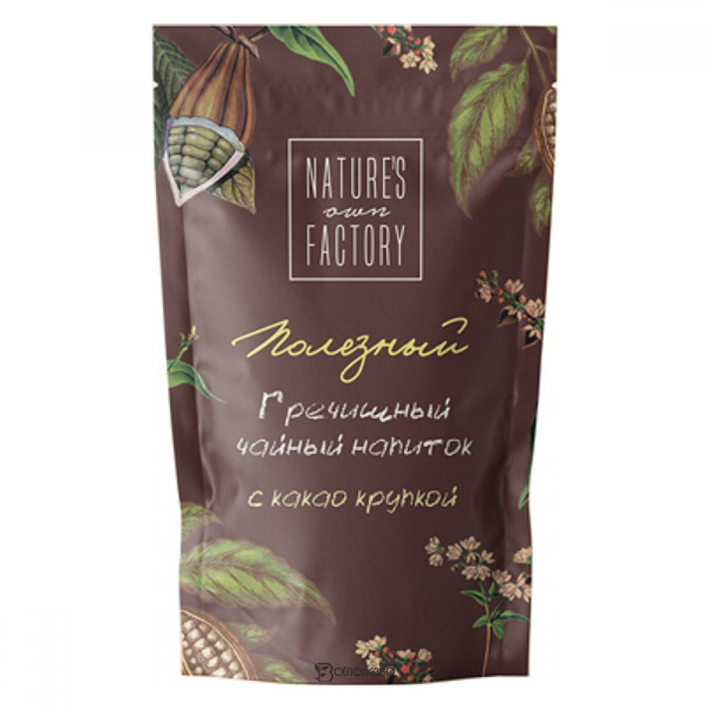 Гречишный чайный напиток с какао крупкой Nature's own Factory 230023