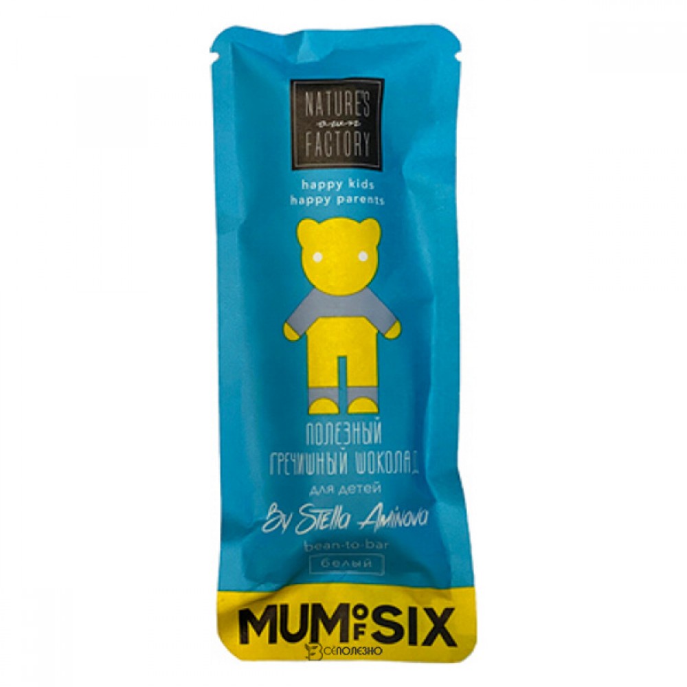 Шоколад гречишный белый для детей Nature's own Factory 230024