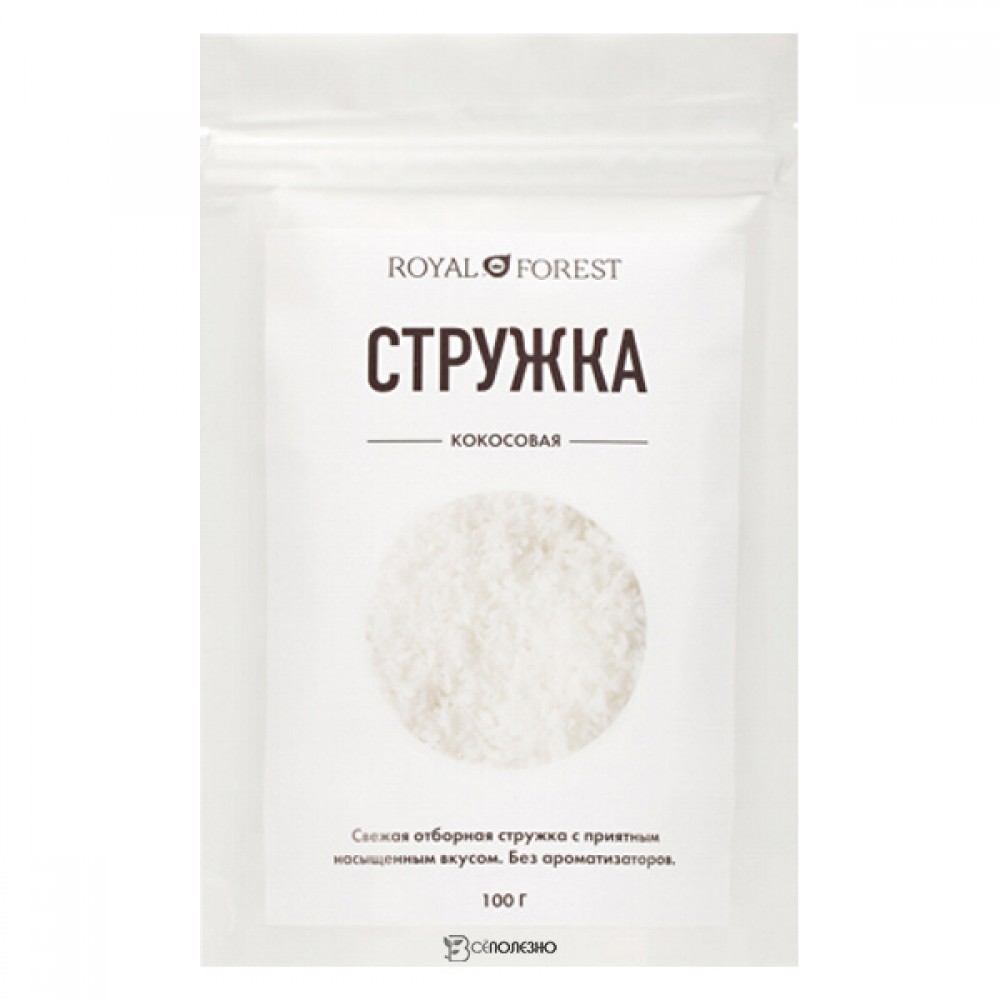 Кокосовая стружка Royal Forest 100 г 230126