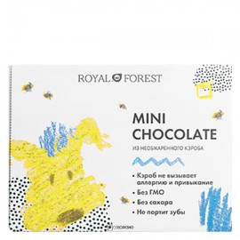 Шоколад из необжаренного кэроба мини Royal Forest 30 г 230174