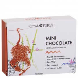 Шоколад из обжаренного кэроба мини Royal Forest 30 г 230175