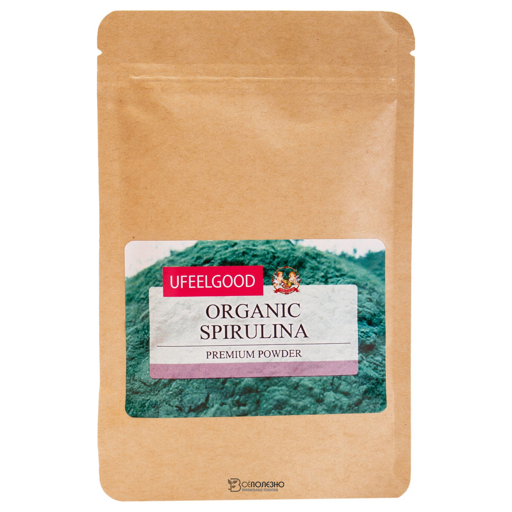 Спирулина молотая Spirulina powder Ufeelgood 100 г 230198