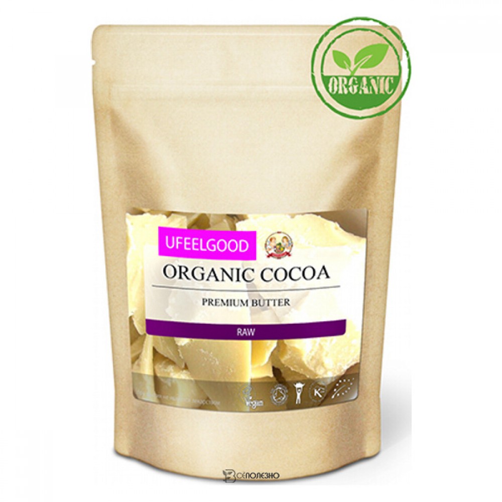 Масло какао Cocoa butter Ufeelgood 200 г 230205