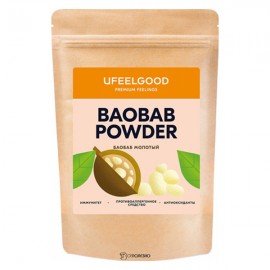Молотые плоды Баобаба Baobab powder Ufeelgood 100 г 230221