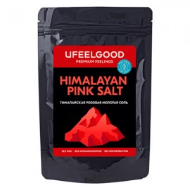Соль Розовая гималайская 100% natural rock salt Ufeelgood 200 г 230225
