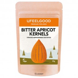 Абрикосовые ядра горькие Bitter apricot kerneils 50 gr organic Ufeelgood 50 г 230252