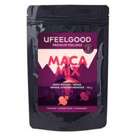Мака mix 3 in 1 молотая Мака бел + Мака красная + Мака черная organic Ufeelgood 150 г 230270