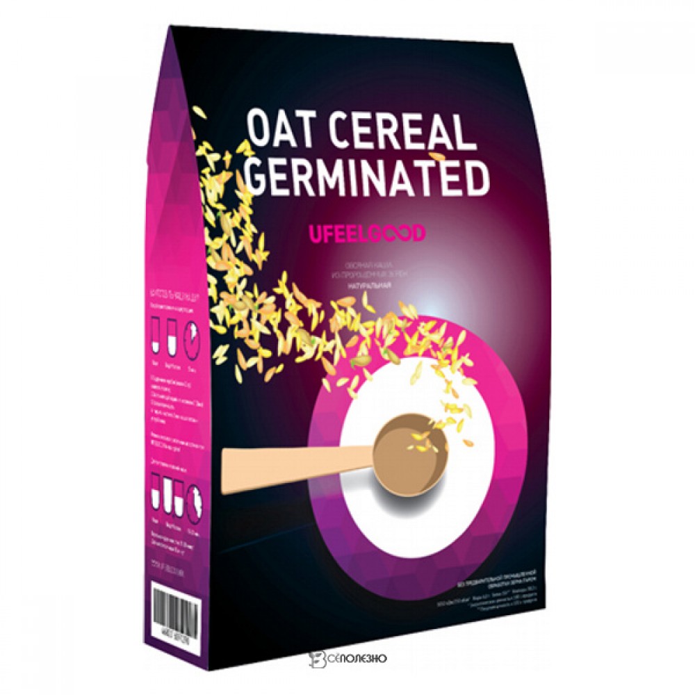 Каша Овёс пророщенное сырье Ufeelgood 300 г 230273
