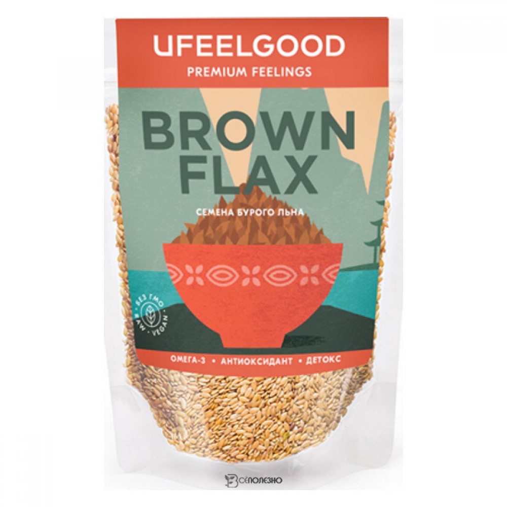 Семена бурого льна Ufeelgood 200 г 230283