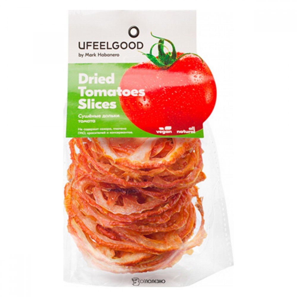 Сушеные дольки томата Ufeelgood 30 г 230295