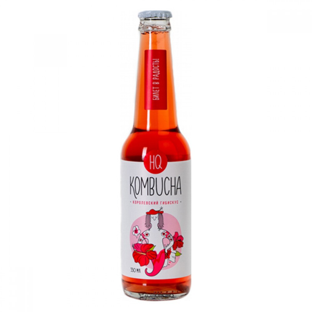 Комбуча Королевский гибискус HQ Kombucha 330 мл 230303