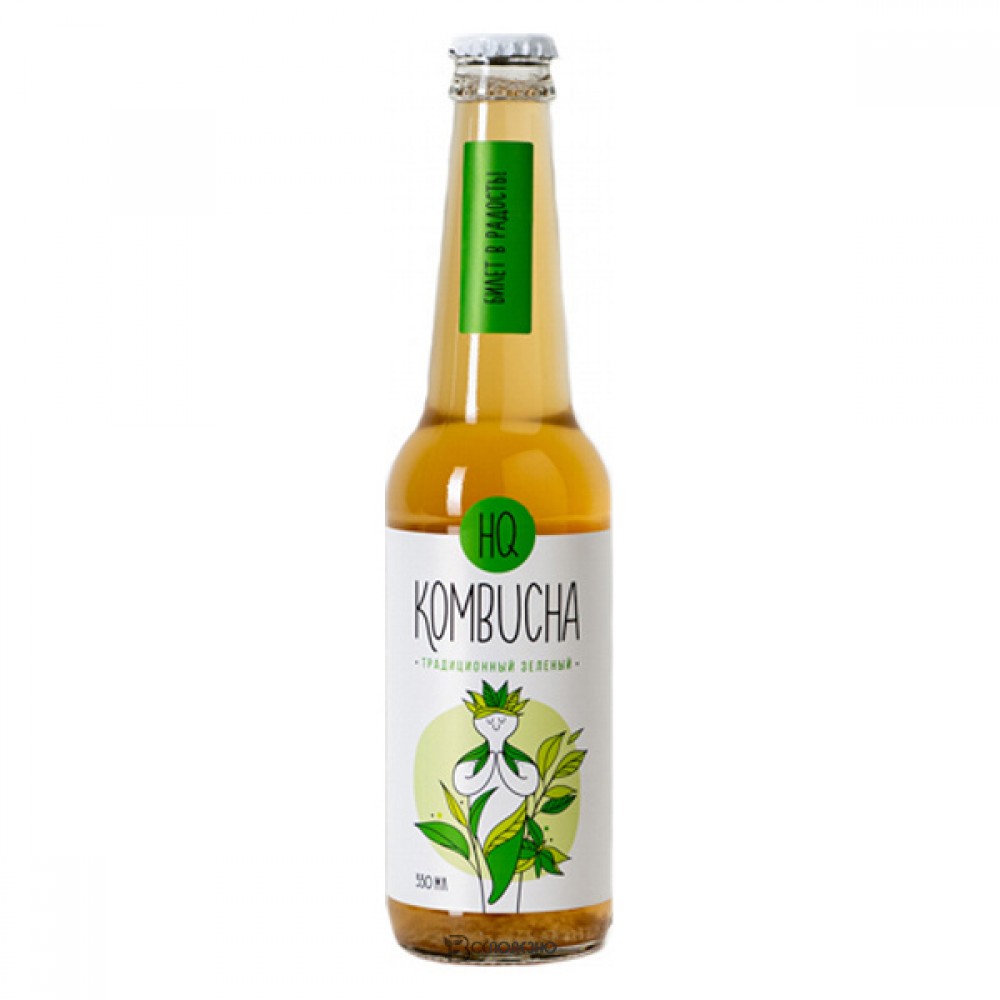 Комбуча Традиционный зеленый HQ Kombucha 330 мл 230309 купить в ...