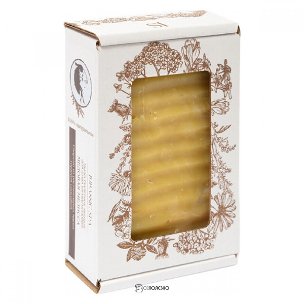 Мыло твёрдое для душа Медовая мелисса балансирующее Jurassic Spa 100 г 230387