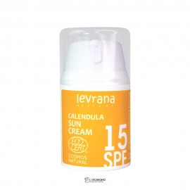 Крем для лица Календула, SPF 15, 50 мл солнечная серия, матирующий эффект 107402 Levrana