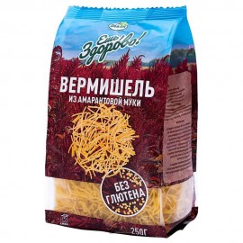 Макаронные изделия из амарантовой муки Вермишель Ешь здорово 250 г 111245
